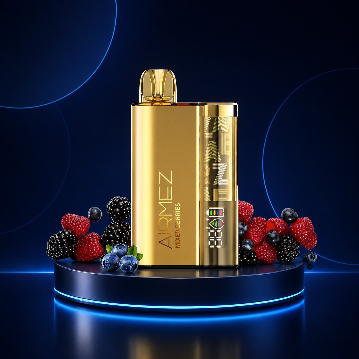 AirMez Mixed Berries Einweg Vape 12000 Zuege 2 Prozent